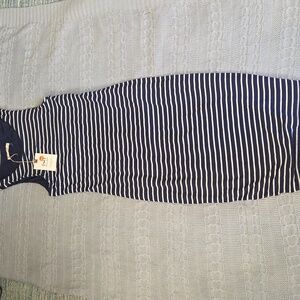 Marine Layer Navy Striped Midi Tank Dress Small New With Tags